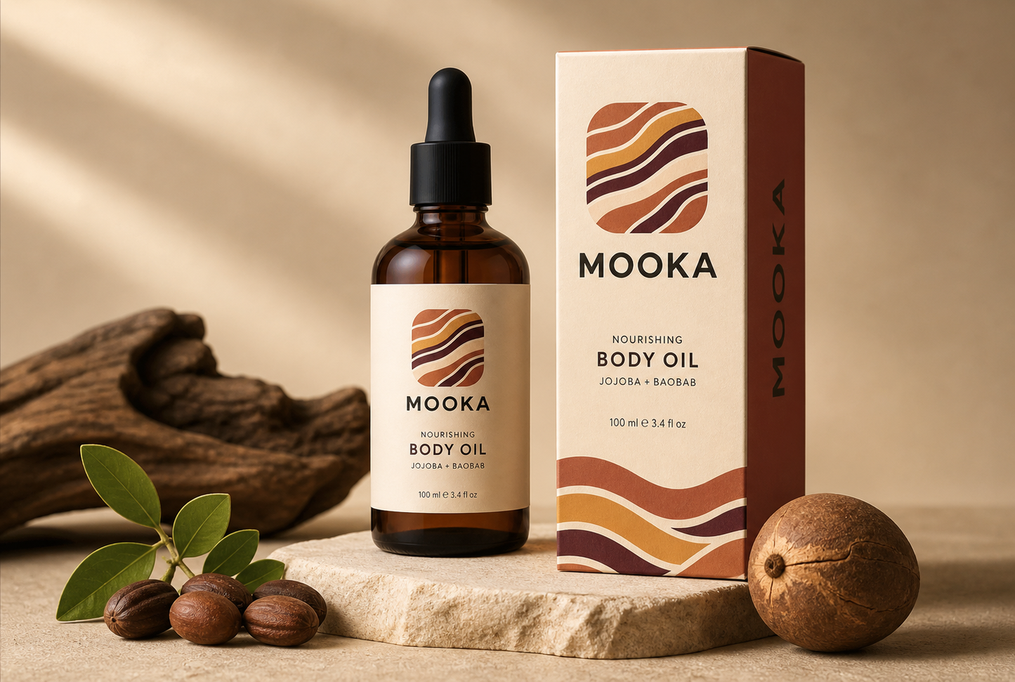 MOOKA – Nourishing Body Oil Jojoba + Baobab